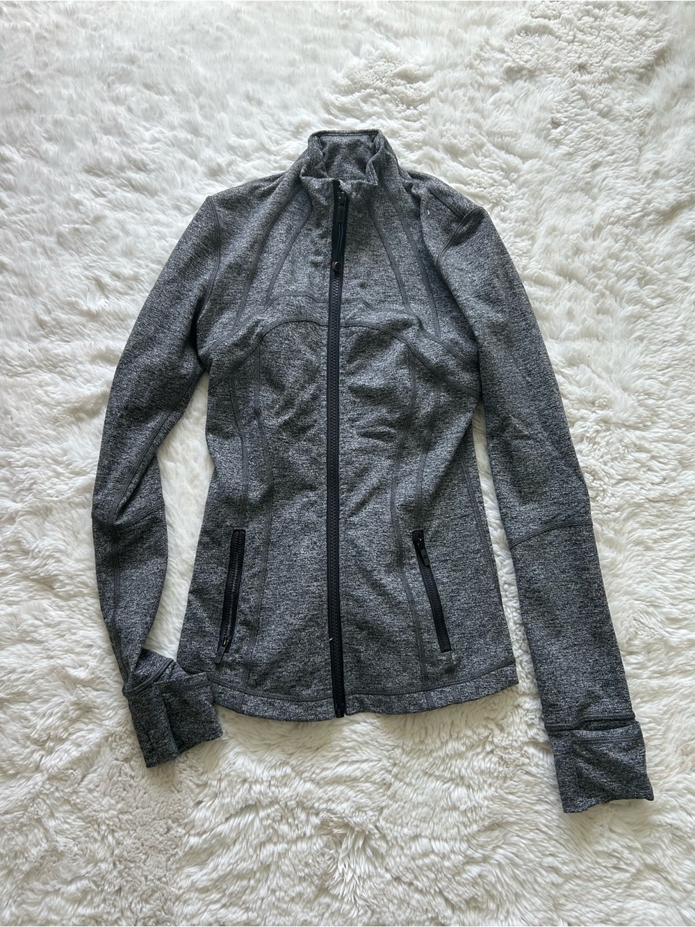 lululemon Define Jacket Size 2 Charcoal/Heather Gray